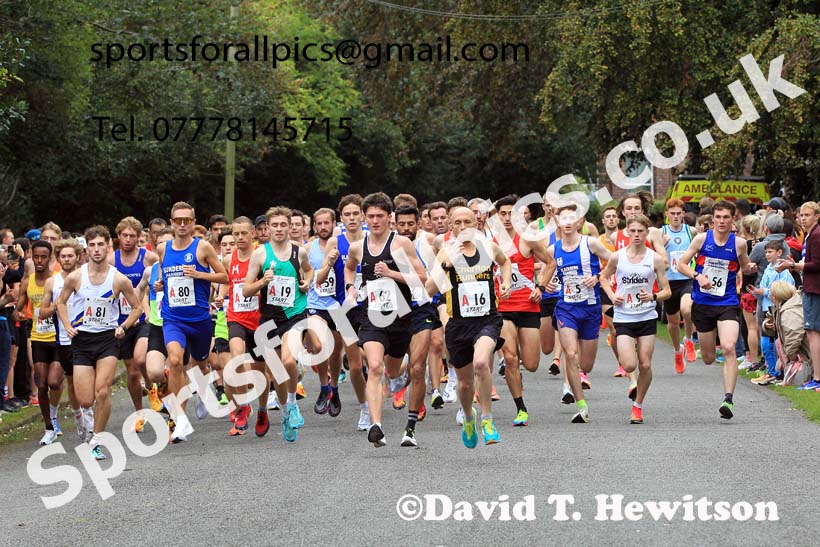 Senior mens Northern 6 Stage Relay, 2023 Northern 6 and 4 Stage Relays and Youngsters, Birkenhead Park, Wirral.  Photo: David T. Hewitson/Sports for All Pics